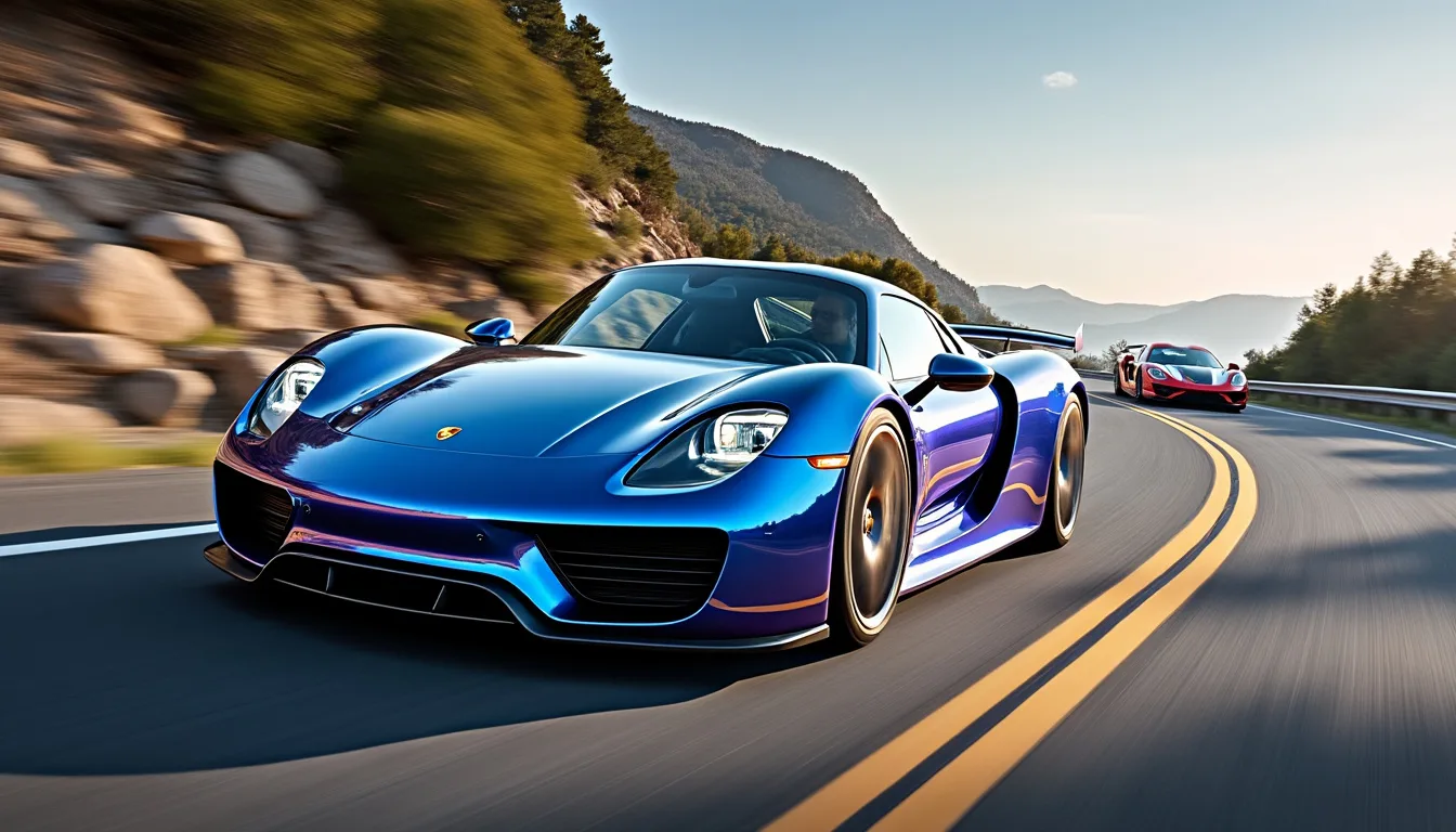découvrez la porsche 918 supercar : alliant performances exceptionnelles et technologies hybrides de pointe, cette voiture révolutionne le monde de l'automobile. comparez ses caractéristiques impressionnantes avec celles de ses concurrents et plongez dans l'univers des supercars modernes.
