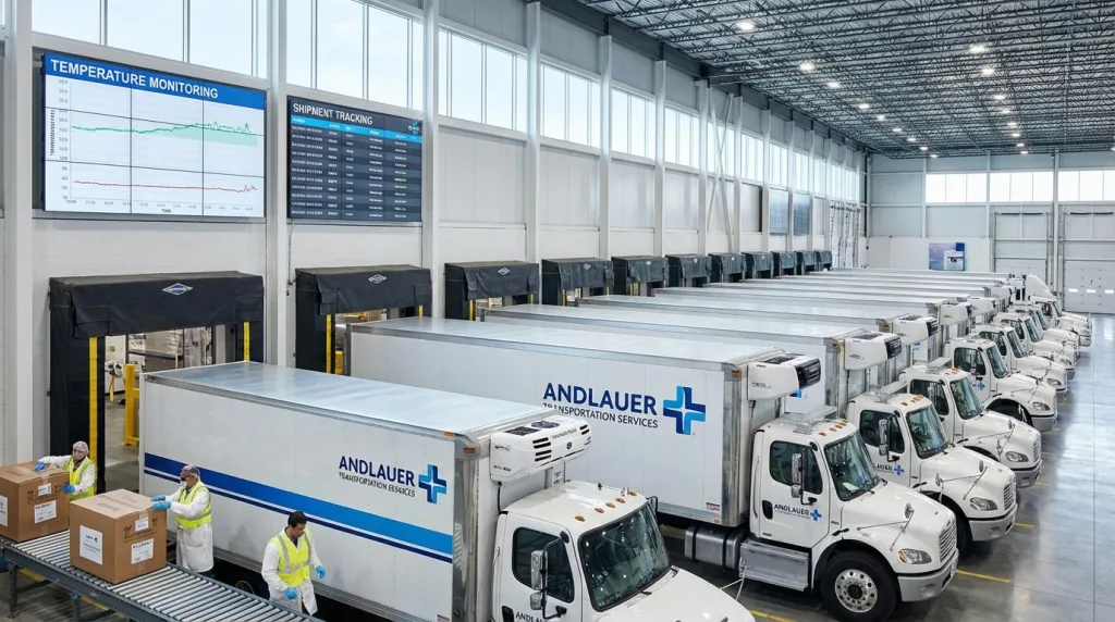 andlauer transportation services offre des solutions logistiques fiables et sécurisées spécialement conçues pour le secteur pharmaceutique, garantissant une livraison efficace et conforme aux normes.