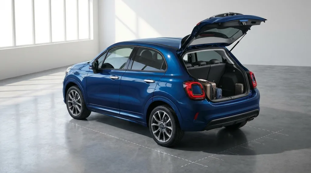 découvrez les dimensions complètes de la fiat 500x : longueur, largeur et taille du coffre pour mieux connaître ce suv compact et pratique.
