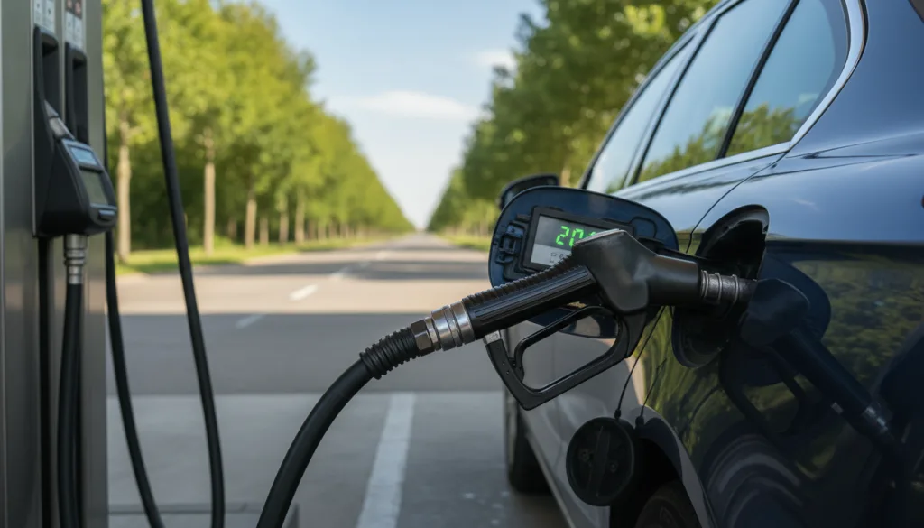 découvrez combien de kilomètres vous pouvez parcourir avec 20 euros de gasoil, en fonction de la consommation moyenne de votre véhicule.